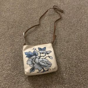 Blue Bella embroidered Brighton bag
